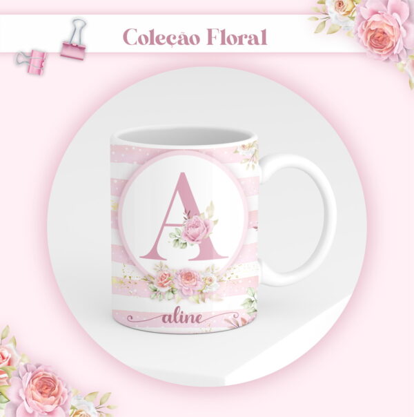 Agenda Floral Rosa Datada 2023 - Arquivo Digital - Imagem 4