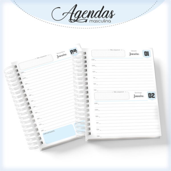 Agenda Masculina Deus do Impossível - Arquivo Digital - Imagem 2