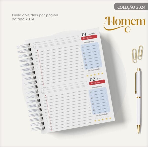 Agenda Masculina Póa Cruz - Arquivo Digital