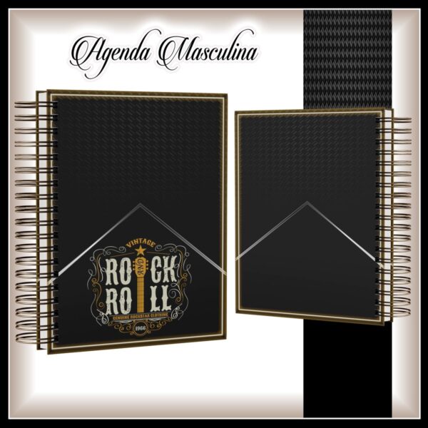 agenda masculina rock arquivo digital agenda masculina