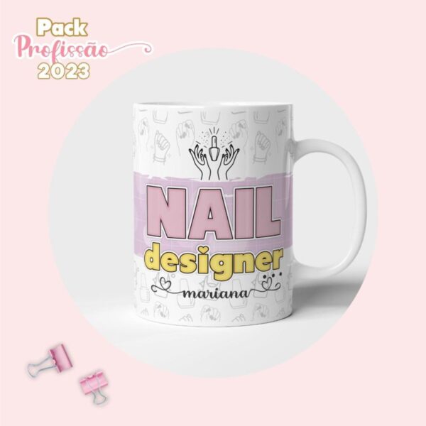Agenda Nail Designer Feminina - Arquivo Digital - Imagem 4