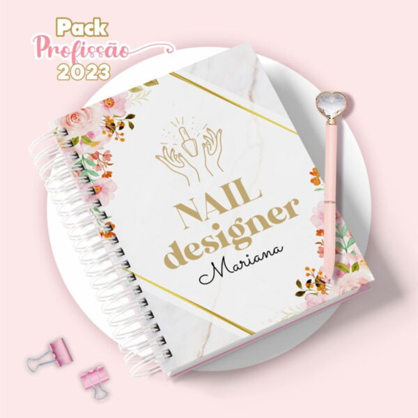 Agenda Nail Designer Feminina - Arquivo Digital - Imagem 2
