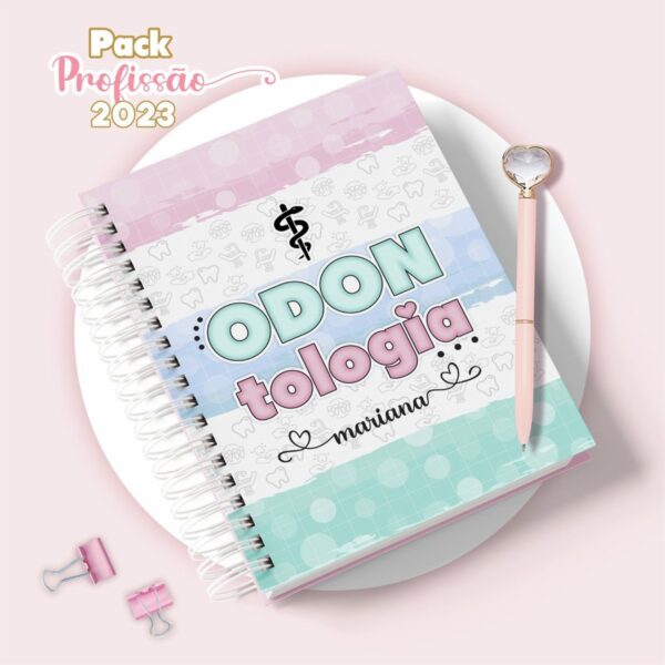 Agenda Odontologia Feminina Profissões - Arquivo Digital - Imagem 3