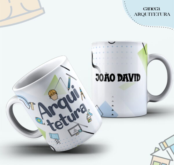 Agenda Profissão Arquitetura Masculino - Arquivo Digital - Imagem 3