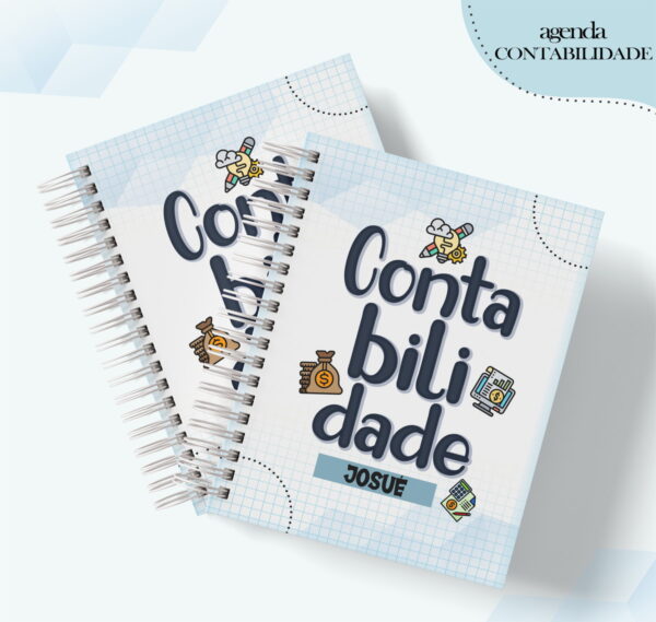 agenda profissao contabilidade masculino arquivo digital papel e cia