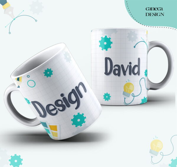 Agenda Profissão Design Masculino - Arquivo Digital - Imagem 3