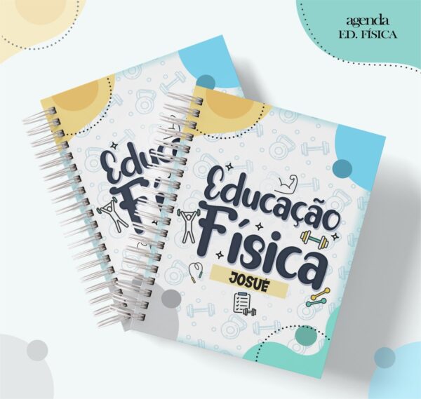 agenda profissao ed fisica masculino arquivo digital planners