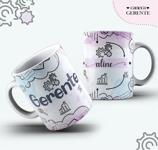 Agenda Profissão Gerente Feminino - Arquivo Digital - Imagem 3