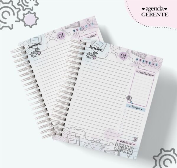 Agenda Profissão Gerente Feminino - Arquivo Digital - Imagem 2