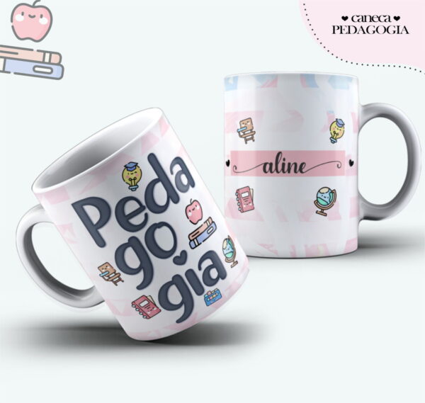 Agenda Profissão Pedagogia Feminino - Arquivo Digital - Imagem 2