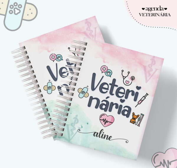 agenda profissao veterinaria arquivo digital papelaria