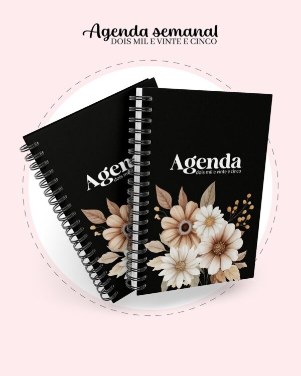 Agenda Semanal Big e A5 2025 - Arquivo Digital - Imagem 2
