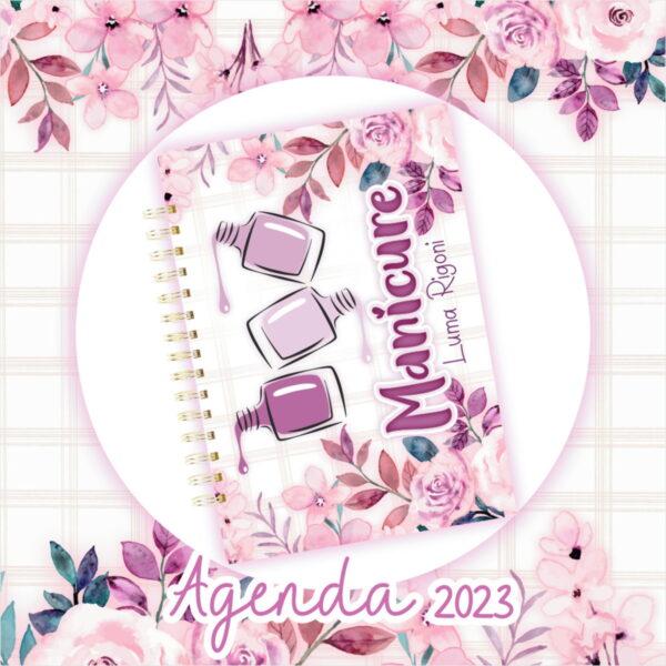 Agendamento Manicure Datada 2023 - Arquivo Digital - Imagem 3