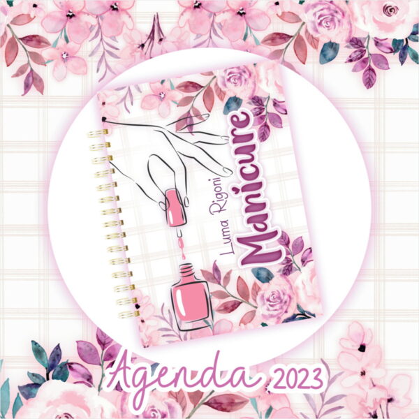 Agendamento Manicure Datada 2023 - Arquivo Digital - Imagem 2