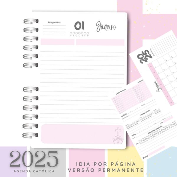Agendas Católicas 2025 - Encadernação - Imagem 4