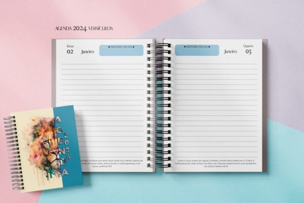 Agendas com Versículos Bíblicos 2024 - Arquivo Digital