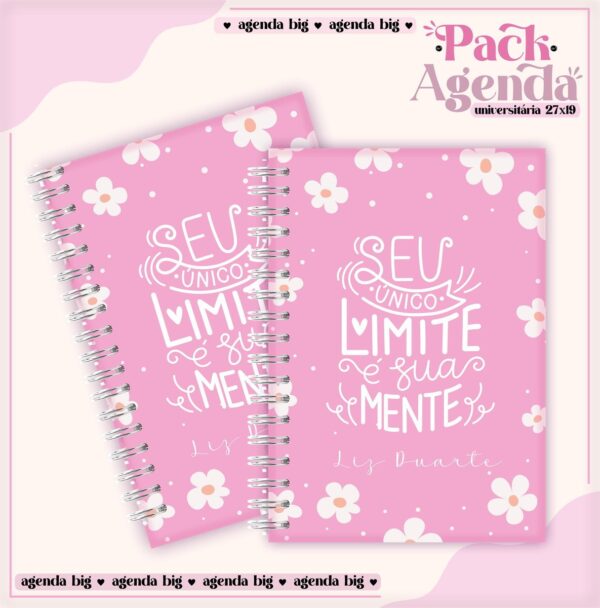 agendas tamanho universitario arquivo digital scrapbook