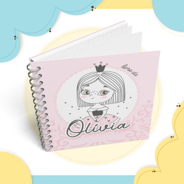 album da gestacao princesa arquivo digital papel e scrapbook
