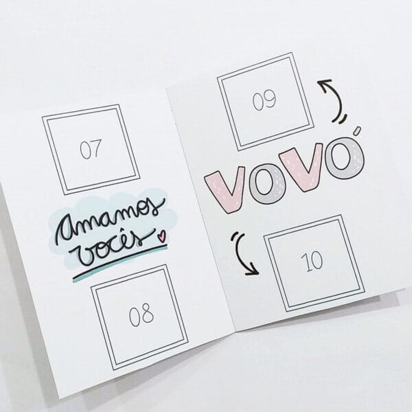 Álbum de Figurinhas Dia dos Avós - Arquivo Digital