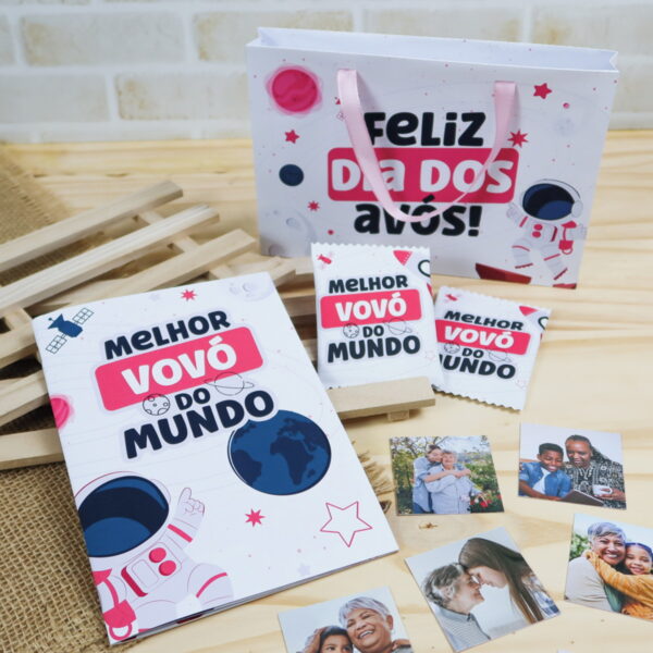 album de figurinhas melhor vovo arquivo digital papel e cia