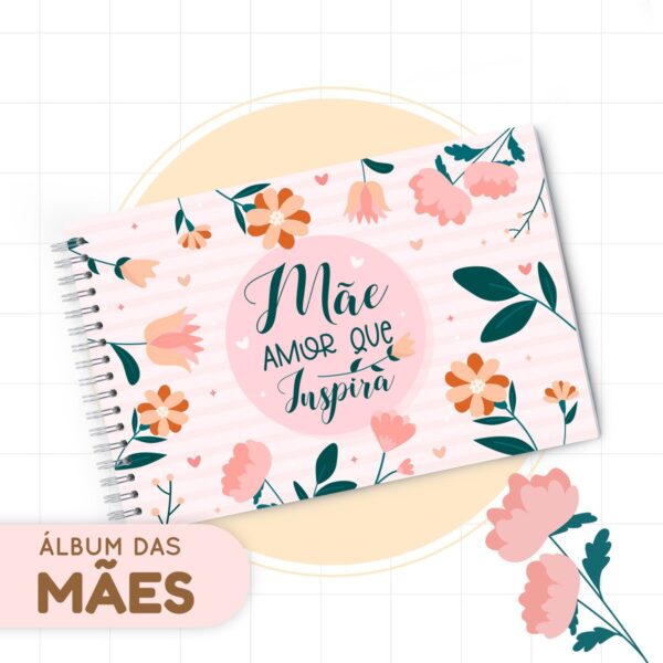 Álbum de Fotos Mãe - Arquivo Digital - Imagem 2