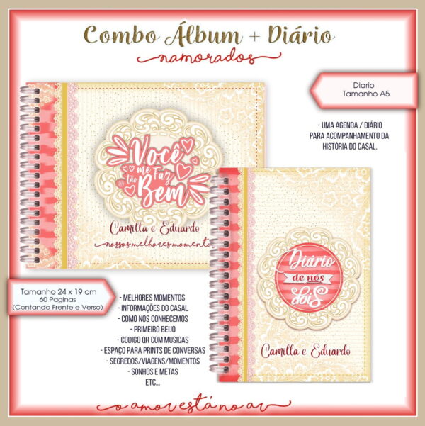 album e diario dia dos namorados me faz tao bem arq digital album e diario dia dos namorados me faz