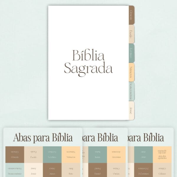 Arquivo Abas para Bíblia Png e pdf