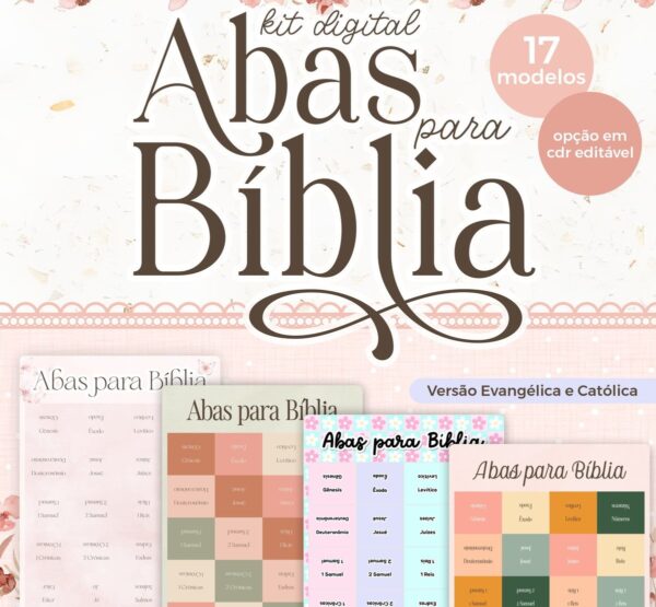 arquivo abas para biblia png e pdf papelaria