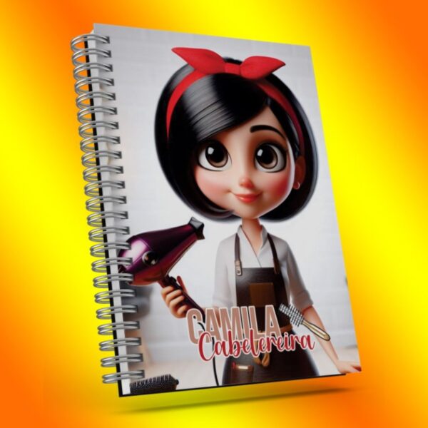 arquivo capas agenda cabelereira png e corel arte digital