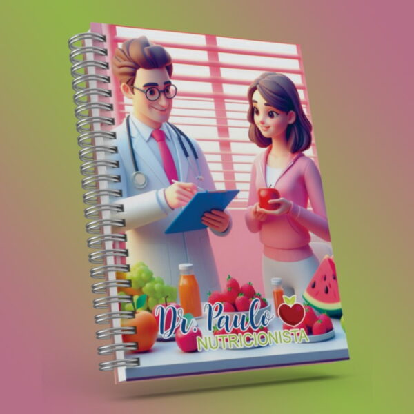 Arquivo Capas Agenda Nutricionista - Png e Corel - Imagem 3