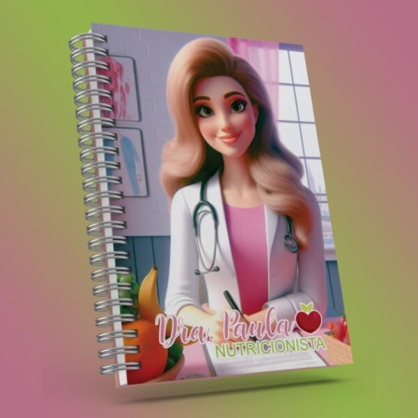 Arquivo Capas Agenda Nutricionista - Png e Corel - Imagem 4