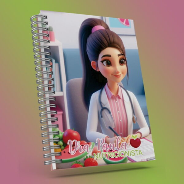 Arquivo Capas Agenda Nutricionista - Png e Corel - Imagem 5