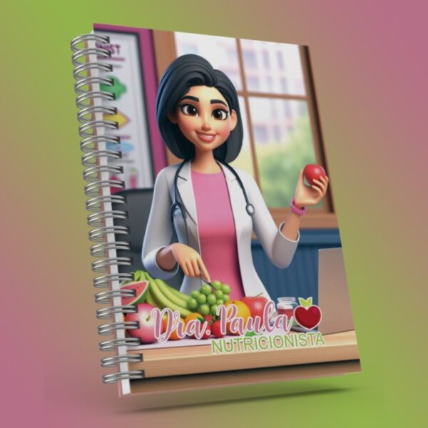 Arquivo Capas Agenda Nutricionista - Png e Corel - Imagem 2