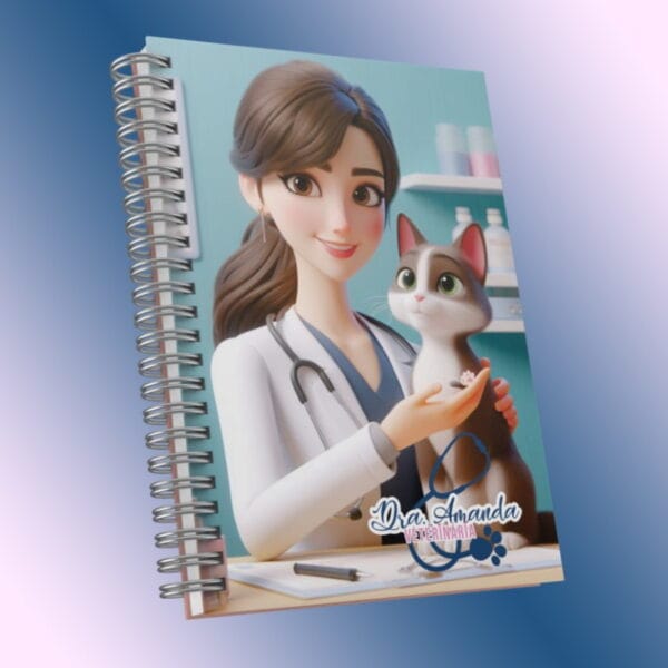 Arquivo Capas Agenda Veterinária - Png e Corel