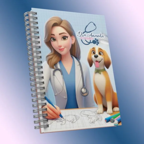 Arquivo Capas Agenda Veterinária - Png e Corel