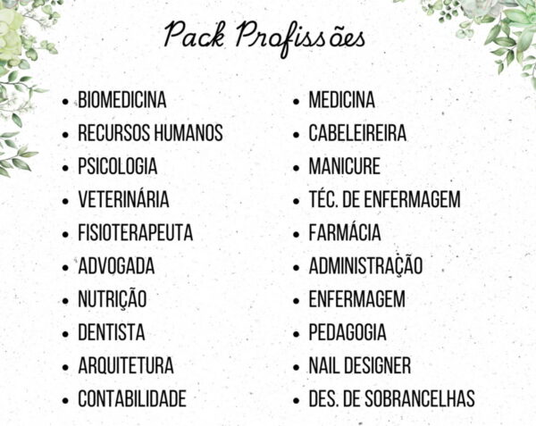 Arquivo Capas Profissões Cores - Png - Imagem 5
