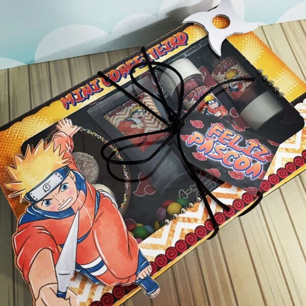 Arquivo Cestinha Confeiteiro Páscoa Naruto Silhouette