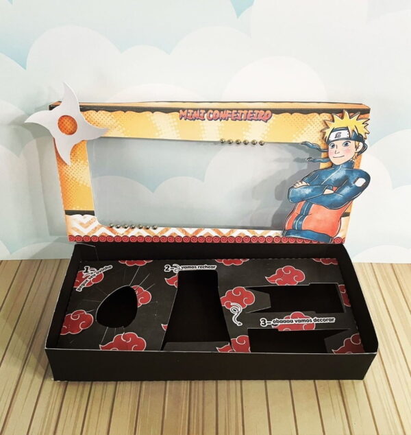 Arquivo Cestinha Confeiteiro Páscoa Naruto Silhouette