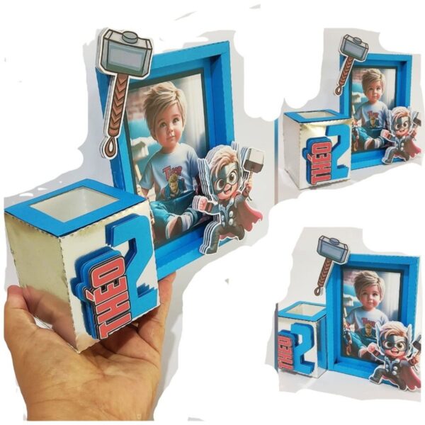 arquivo de corte centro de mesa com quadro papelaria digital 1