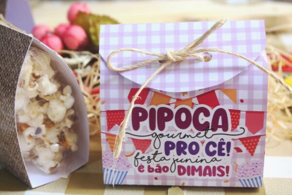Arquivo de Corte Cinta Pipoca Festa Junina - Imagem 2