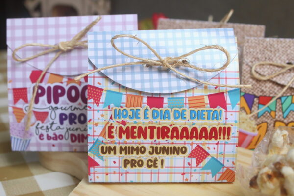Arquivo de Corte Cinta Pipoca Festa Junina - Imagem 3