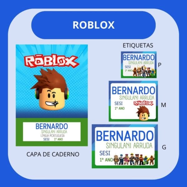 arquivo de corte etiqueta escolar roblox etiquetas escolar
