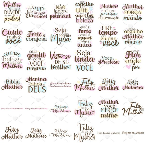 Arquivo De Corte Mulheres 2025 Cards Moldes Tags Mimos 8