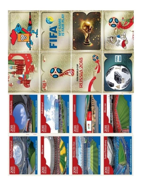 Arquivo Digital 682 Figurinhas Copa Do Mundo 2018 Russia