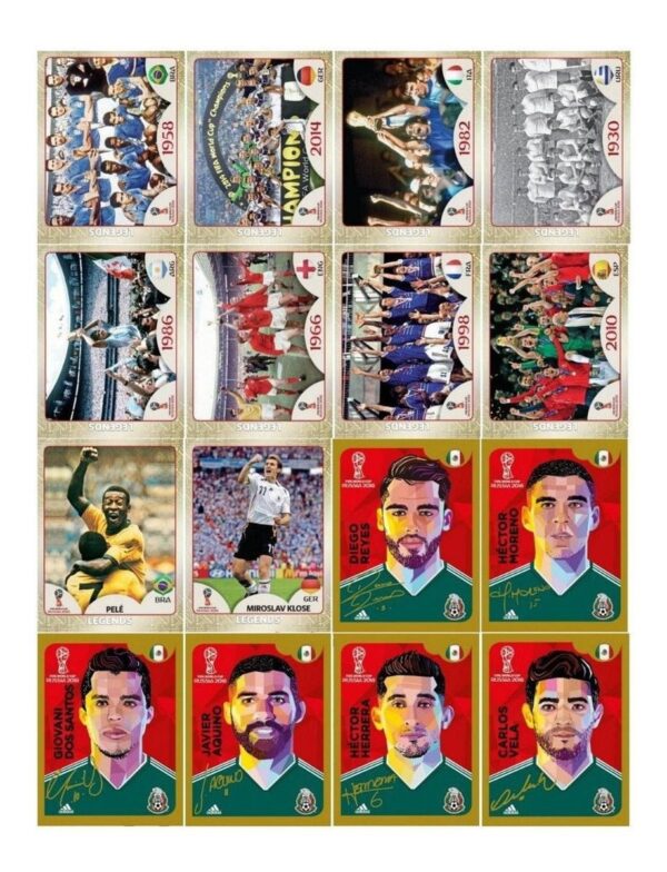 Arquivo Digital 682 Figurinhas Copa Do Mundo 2018 Russia