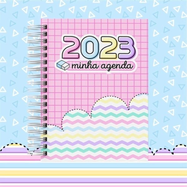 Arquivo Digital Agenda Escolar 2023 Ilustrações Artes Frases