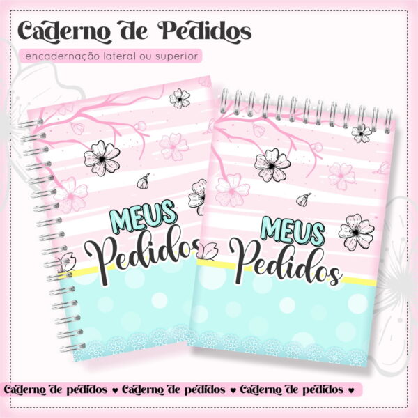 arquivo digital caderno de pedidos menina caderno de pedidos a5