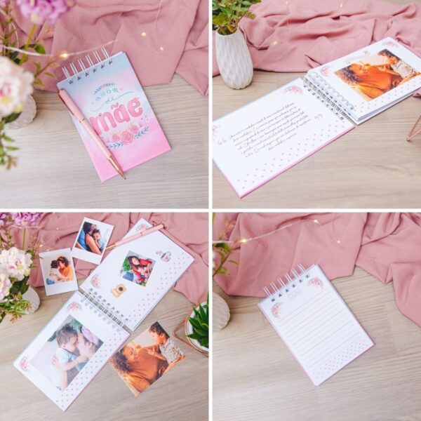 Arquivo Digital Dia Das Mães Álbum Scrapbook + Bloquinho