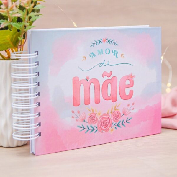 Arquivo Digital Dia Das Mães Álbum Scrapbook + Bloquinho