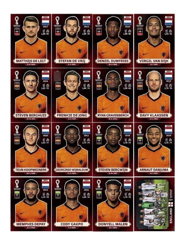 Arquivo Digital Figurinhas Copa 2022 Qatar Oryx Edition Pdf